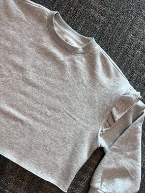 GAP Kids Light Gray Crew Sweatshirt